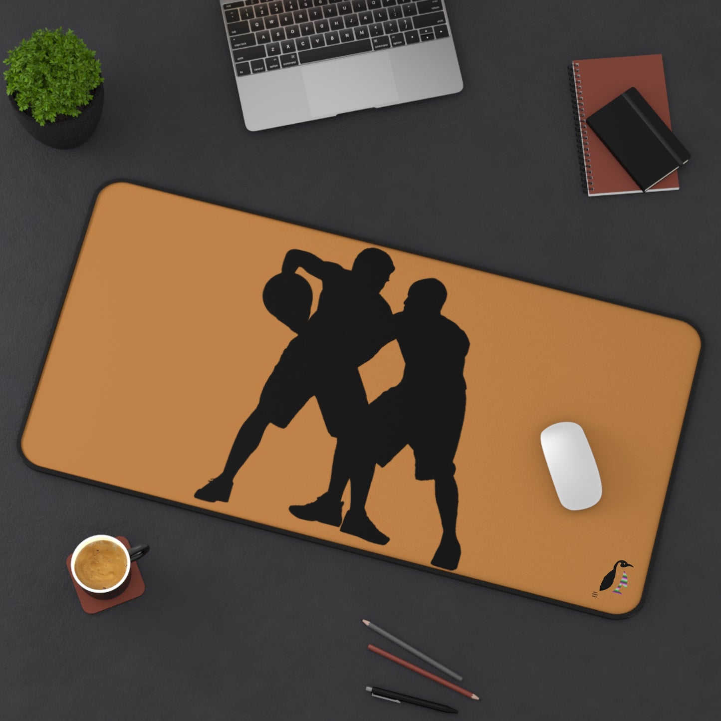 Desk Mat: Basketball Lite Brown