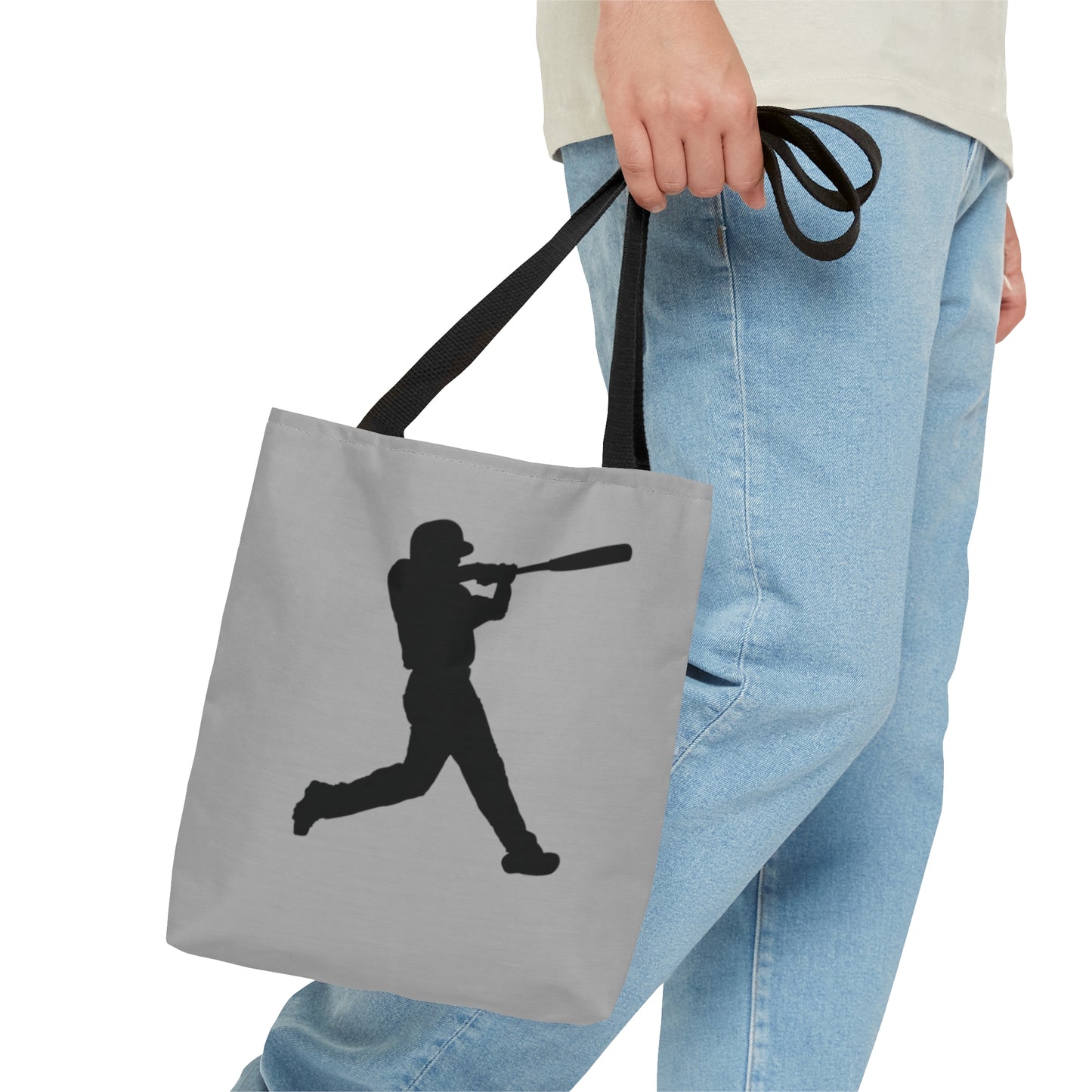 Tote Bag: Baseball Lite Grey