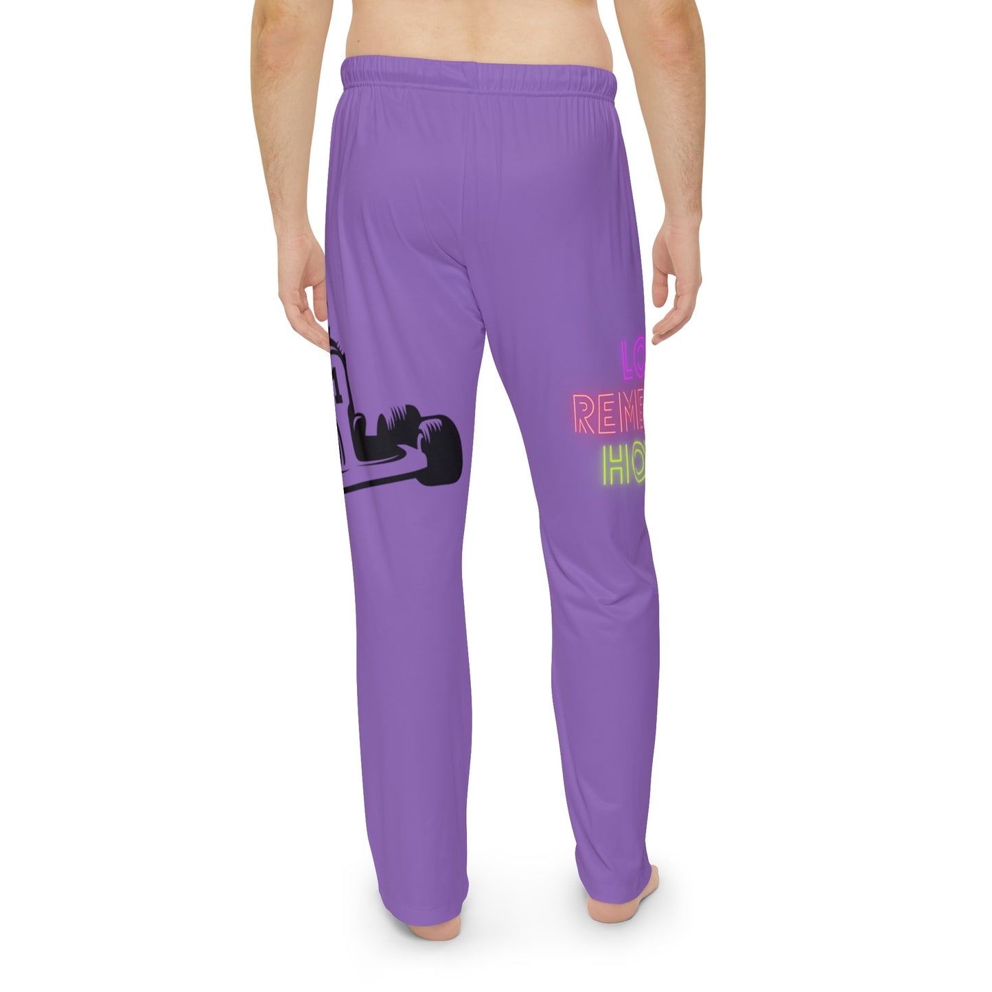 Men's Pajama Pants: Racing Lite Purple