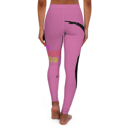 Women's Spandex Leggings: Dance Lite Pink