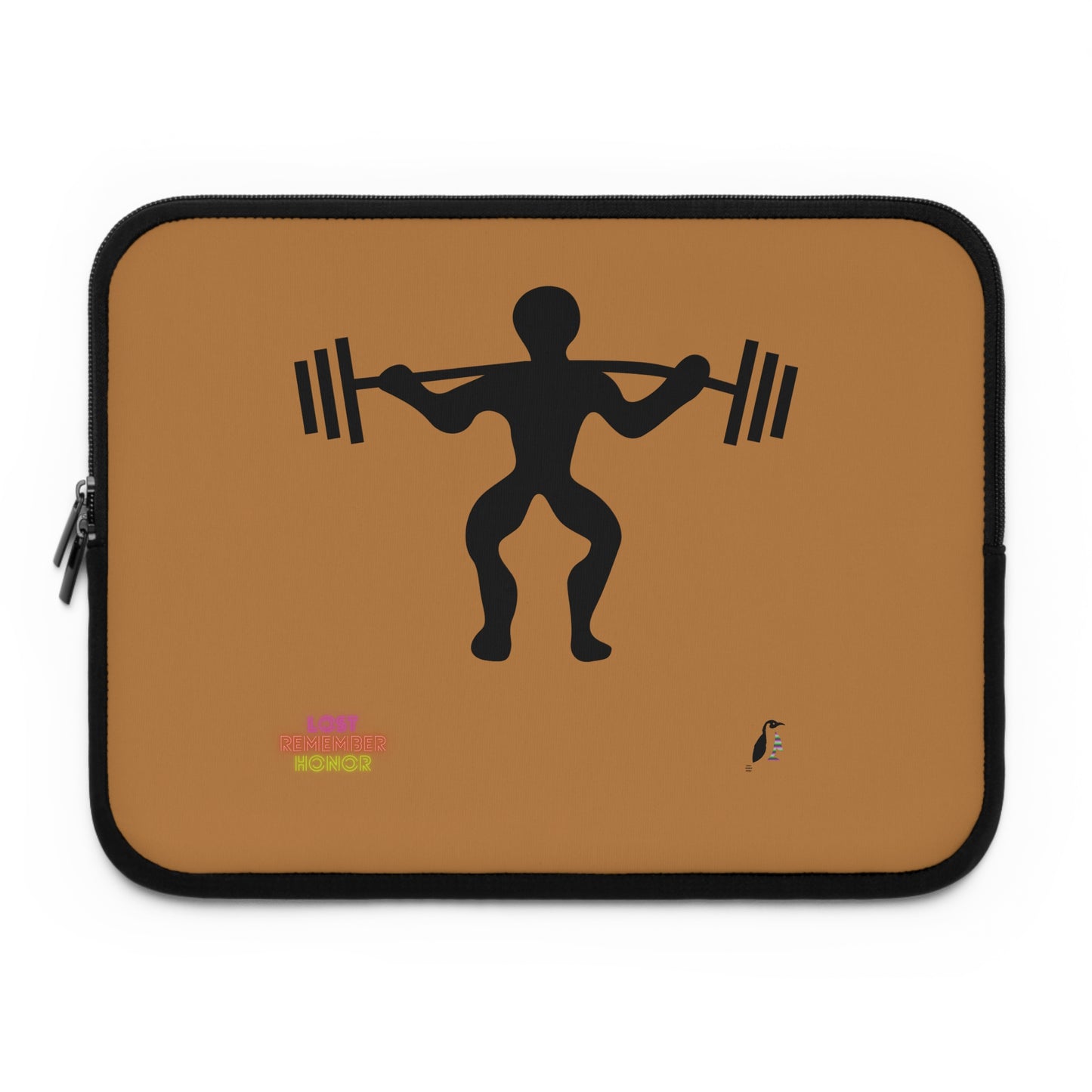 Laptop Sleeve: Weightlifting Lite Brown