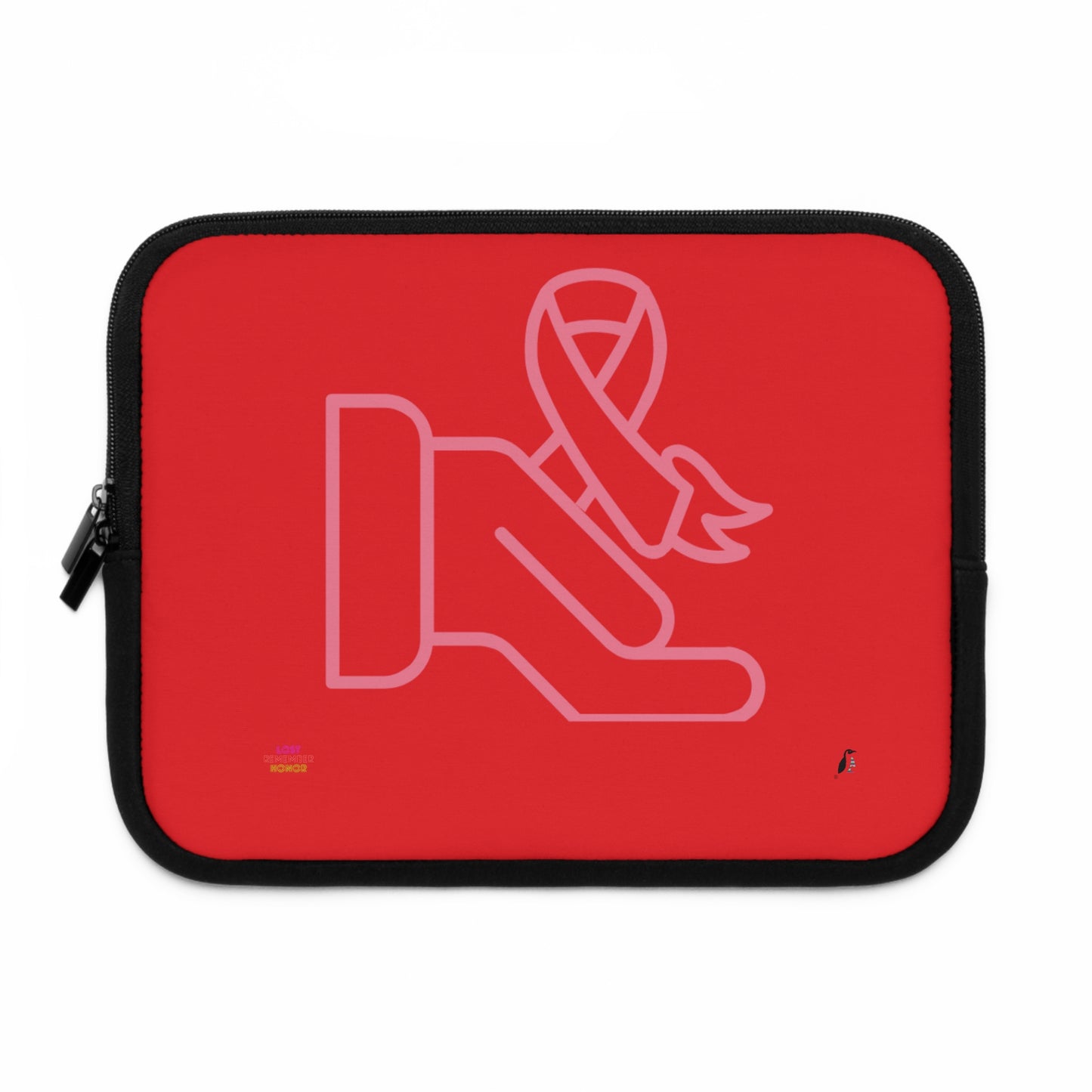 Laptop Sleeve: Fight Cancer Red