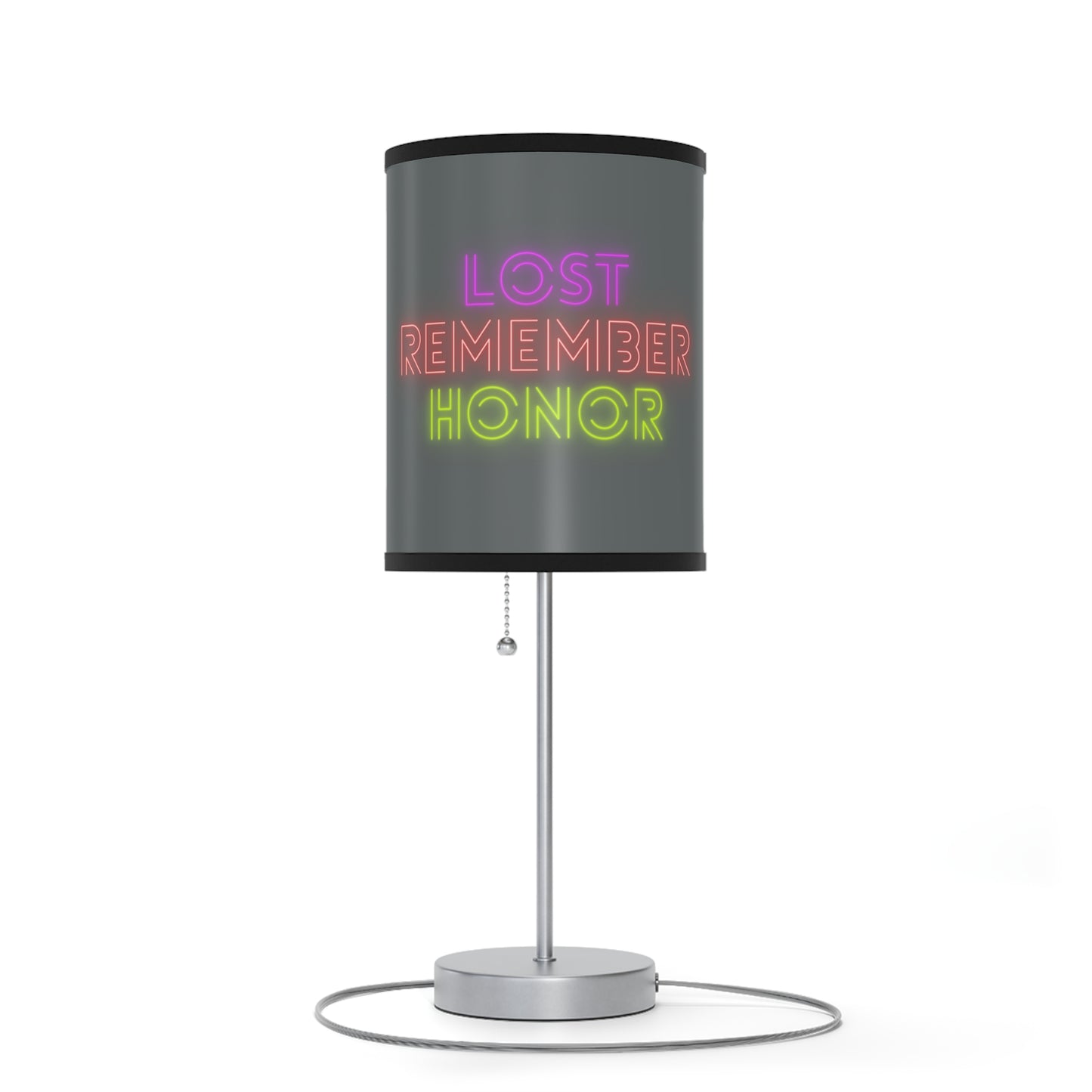 Lamp on a Stand, US|CA plug: Weightlifting Dark Grey