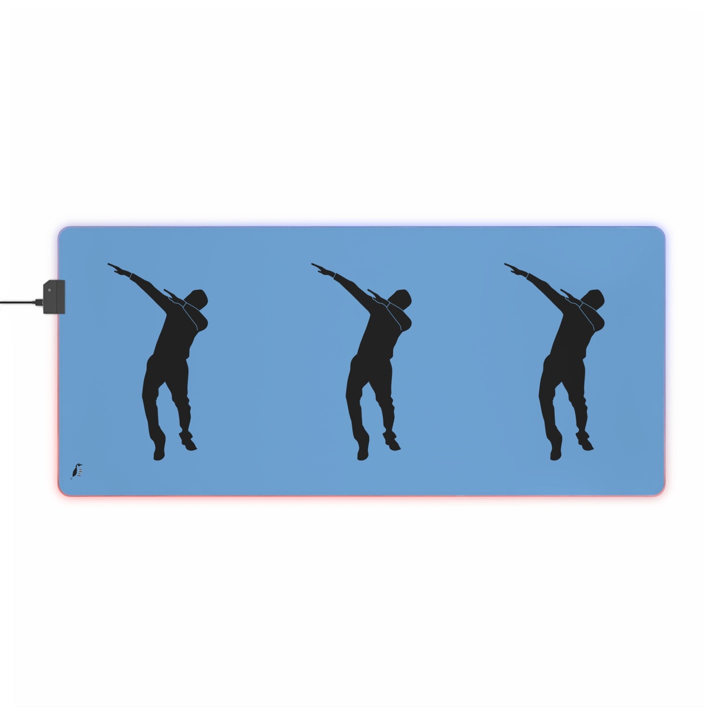 LED Gaming Mouse Pad: Dance Lite Blue