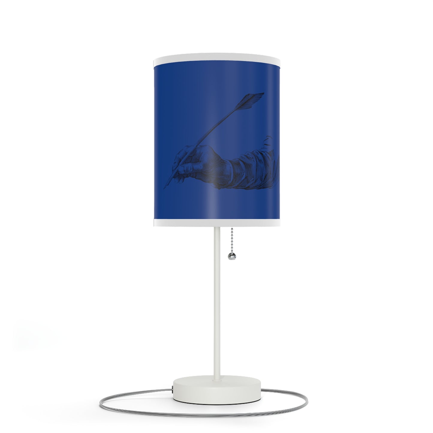 Lamp on a Stand, US|CA plug: Writing Dark Blue