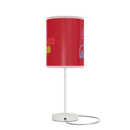 Lamp on a Stand, US|CA plug: Gaming Dark Red