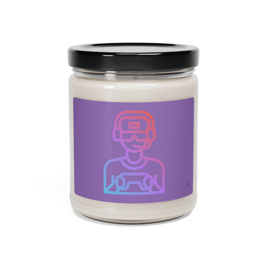 Scented Soy Candle, 9oz: Gaming Lite Purple