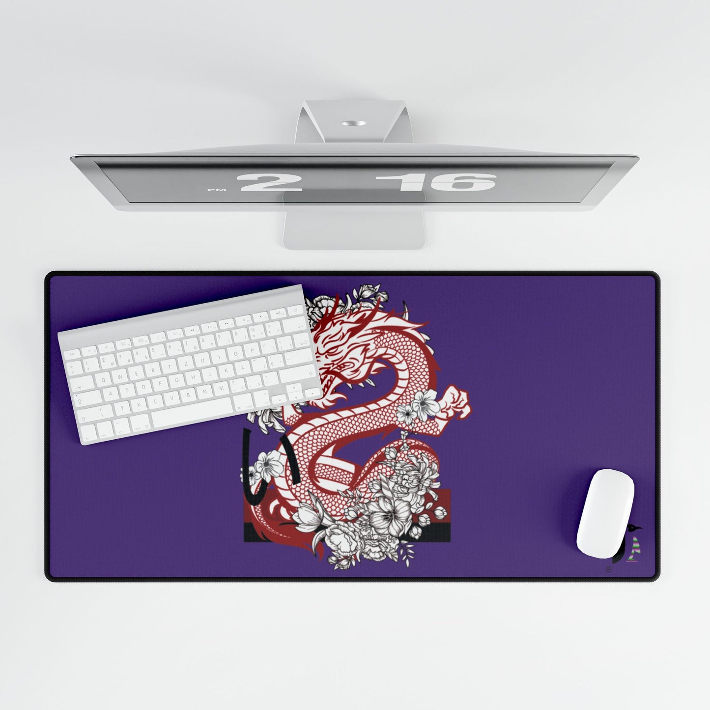 Desk Mats: Dragons Purple