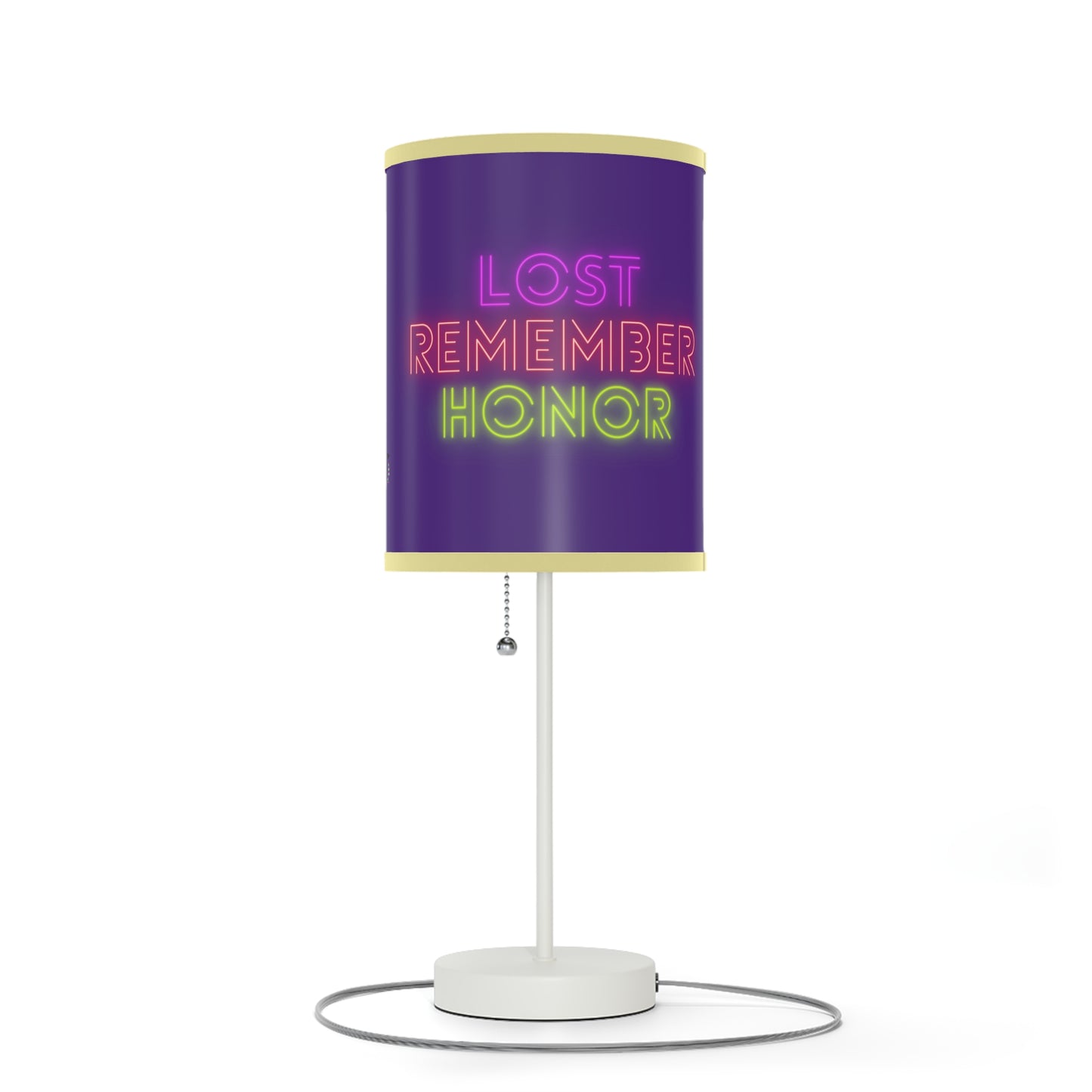 Lamp on a Stand, US|CA plug: Writing Purple