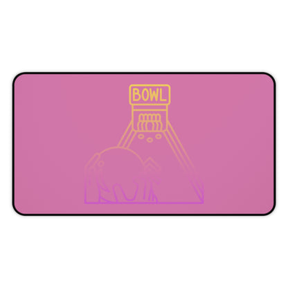 Desk Mat: Bowling Lite Pink