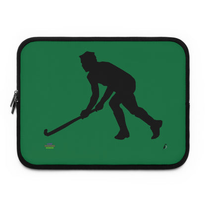 Laptop Sleeve: Hockey Dark Green