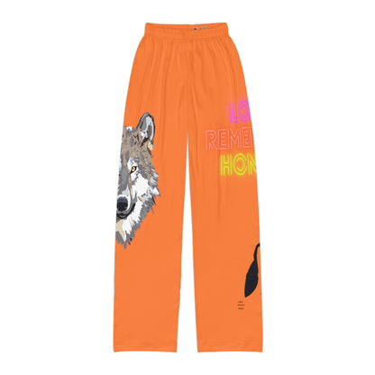 Kids Pajama Pants: Wolves Crusta