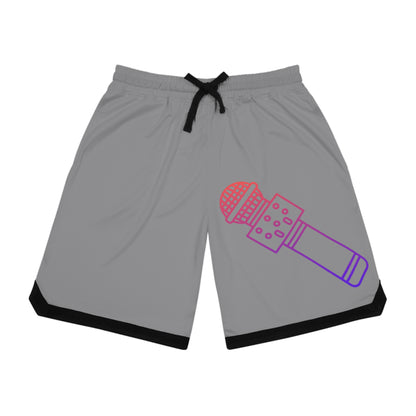 Basketball Rib Shorts: Music Grey