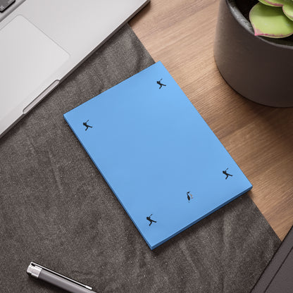 Post-it® Note Pads: Baseball Lite Blue