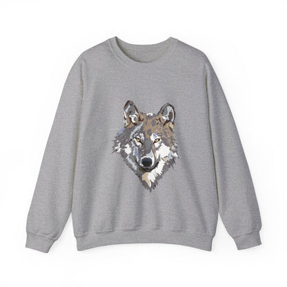 Heavy Blend™ Crewneck Sweatshirt: Wolves #1