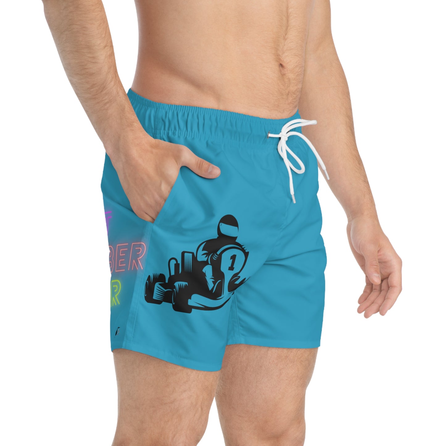 Swim Trunks: Racing Turquoise