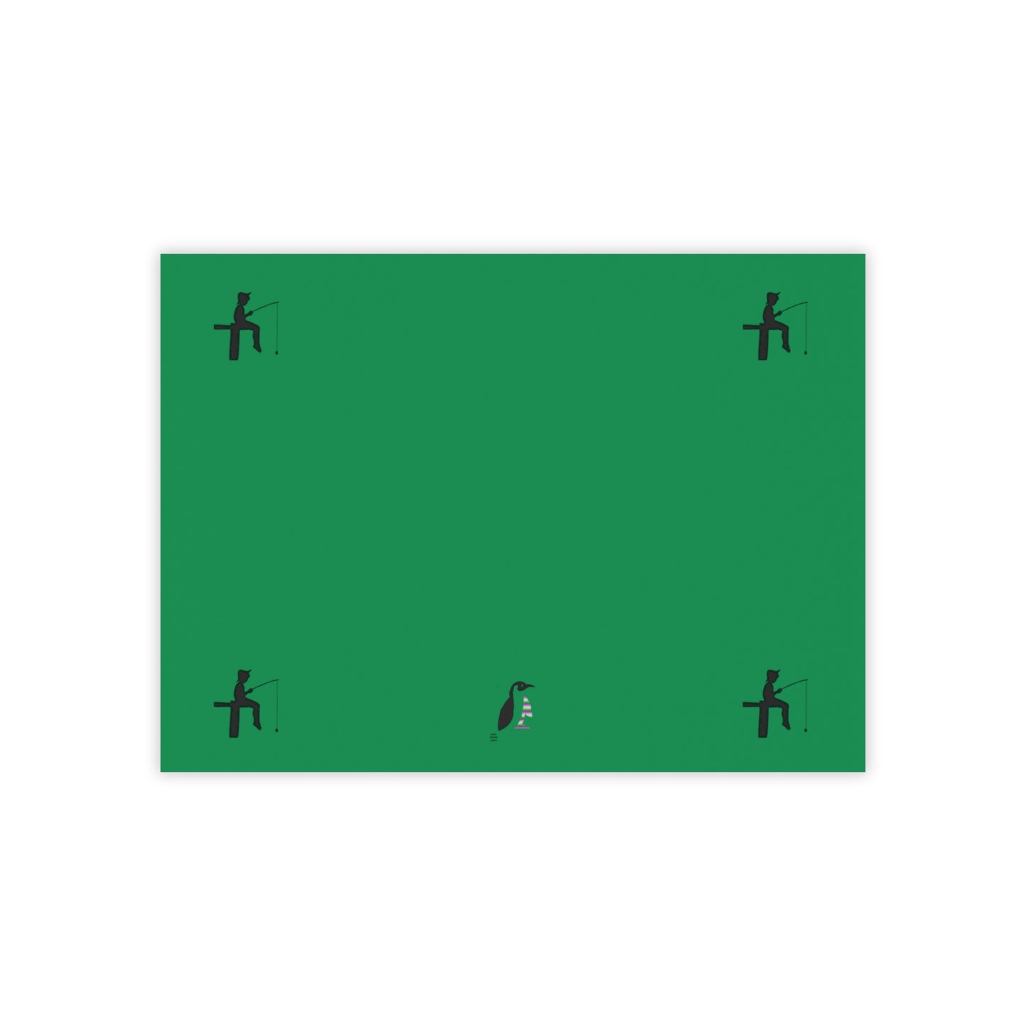 Post-it® Note Pads: Fishing Dark Green