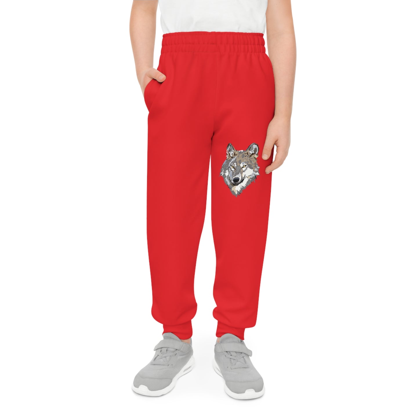 Youth Joggers: Wolves Red