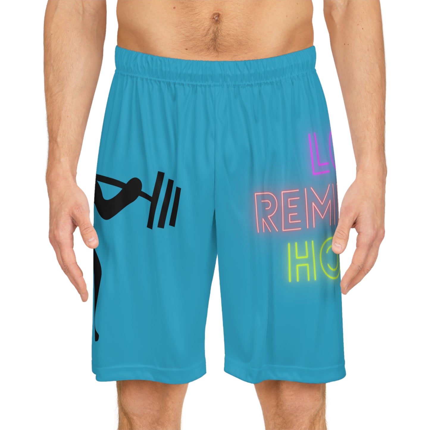 Basketball Shorts: Weightlifting Turquoise