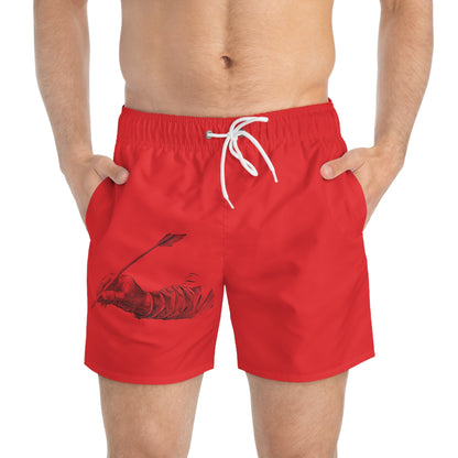 Swim Trunks: Writing Red