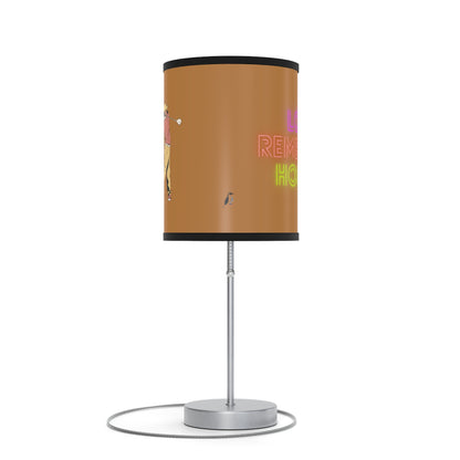 Lamp on a Stand, US|CA plug: Golf Lite Brown