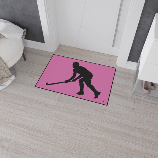 Heavy Duty Floor Mat: Hockey Lite Pink