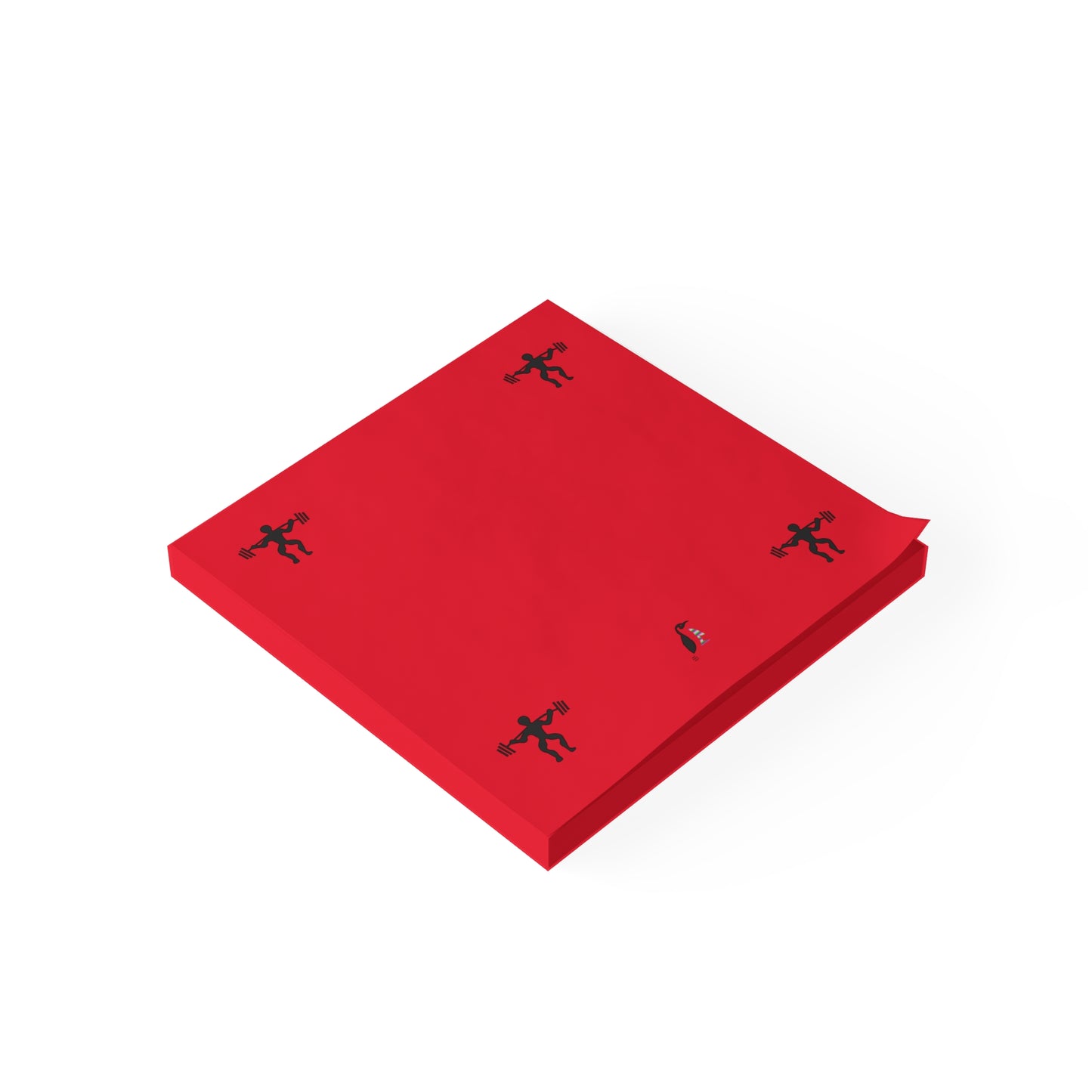 Post-it® Note Pads: Weightlifting Dark Red