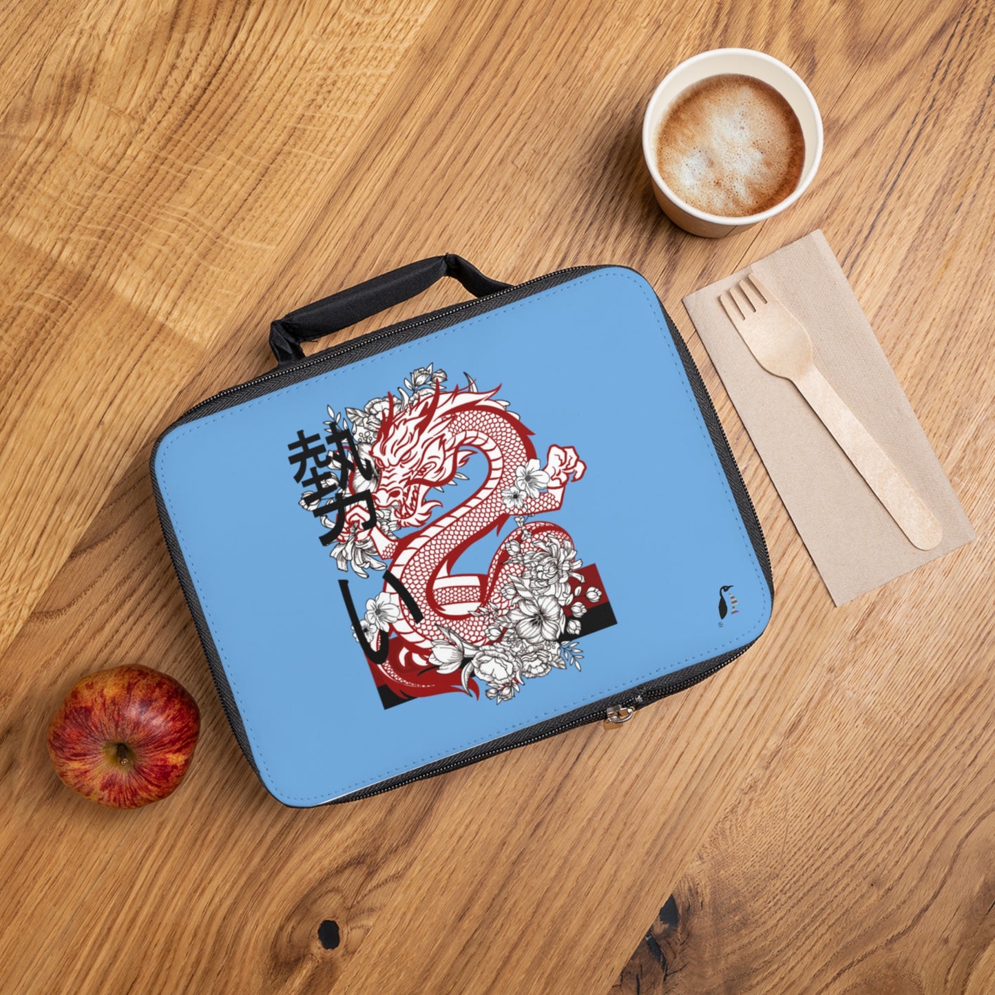 Lunch Bag: Dragons Lite Blue