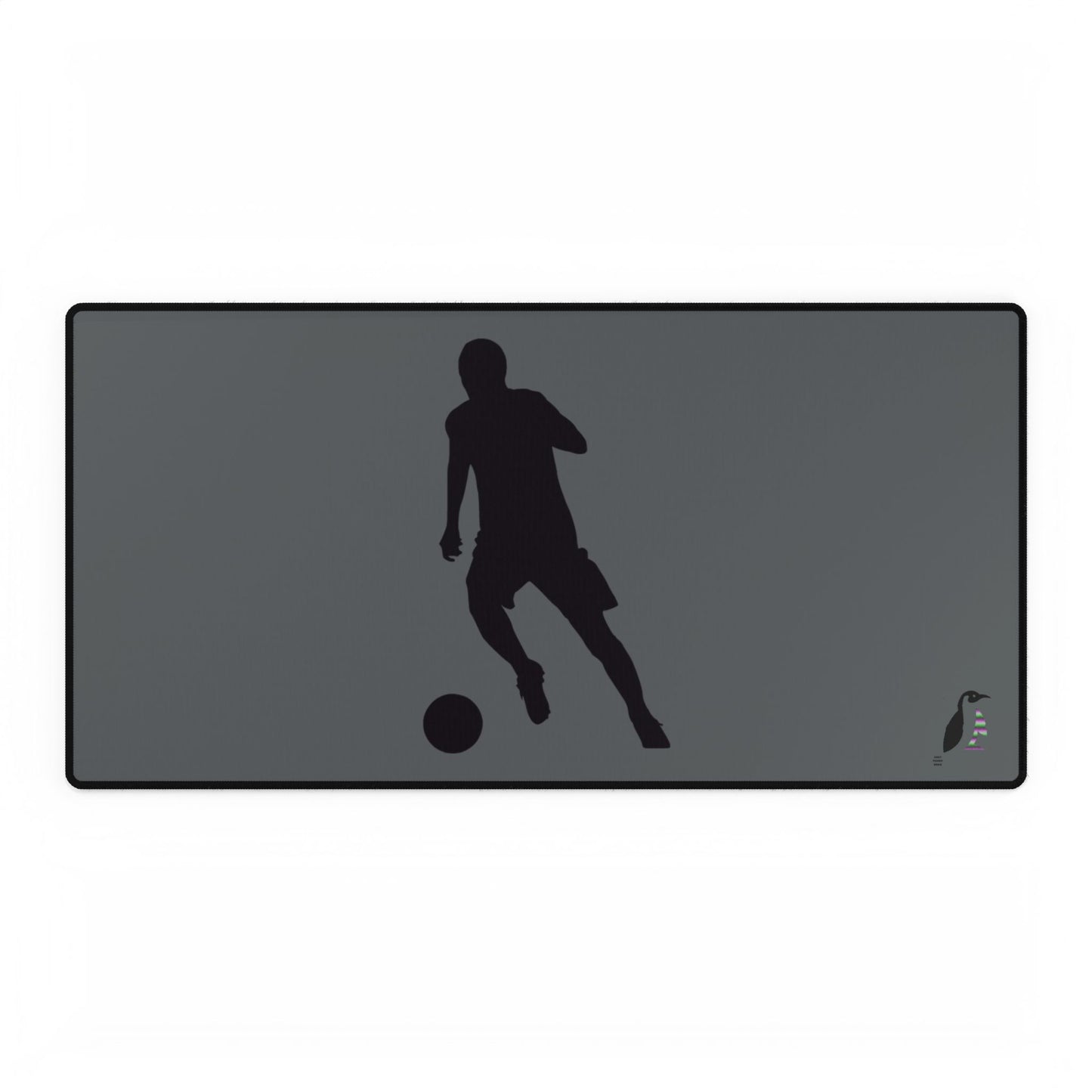 Desk Mats: Soccer Dark Grey