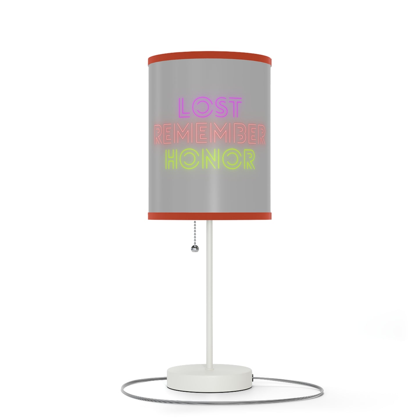 Lamp on a Stand, US|CA plug: Wolves Lite Grey