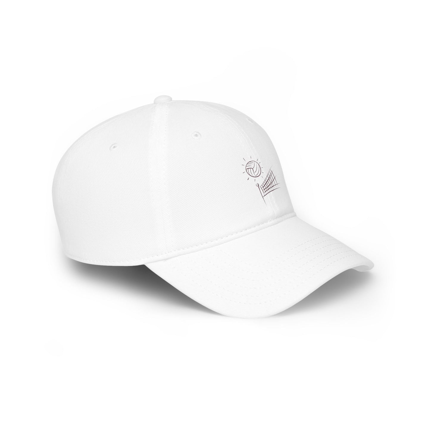 Low Profile Baseball Cap: Volleyball