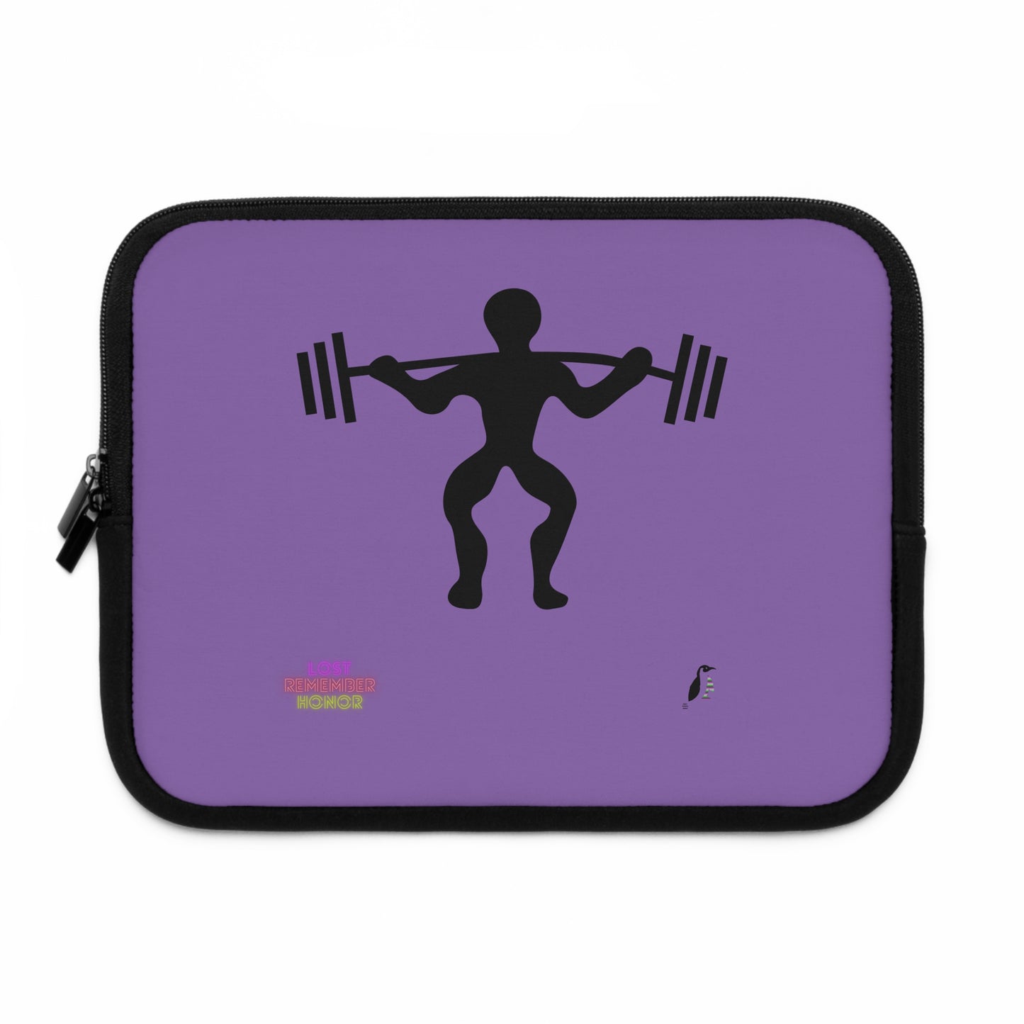 Laptop Sleeve: Weightlifting Lite Purple