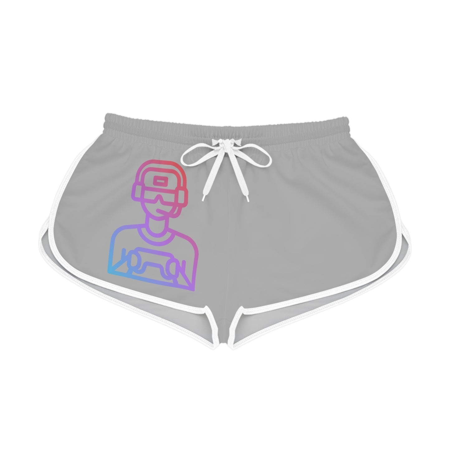 Women's Relaxed Shorts: Gaming Lite Grey