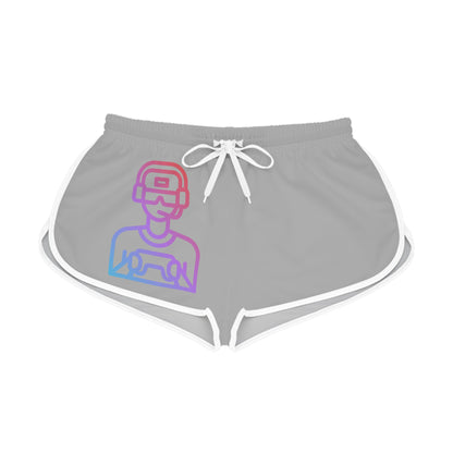 Women's Relaxed Shorts: Gaming Lite Grey