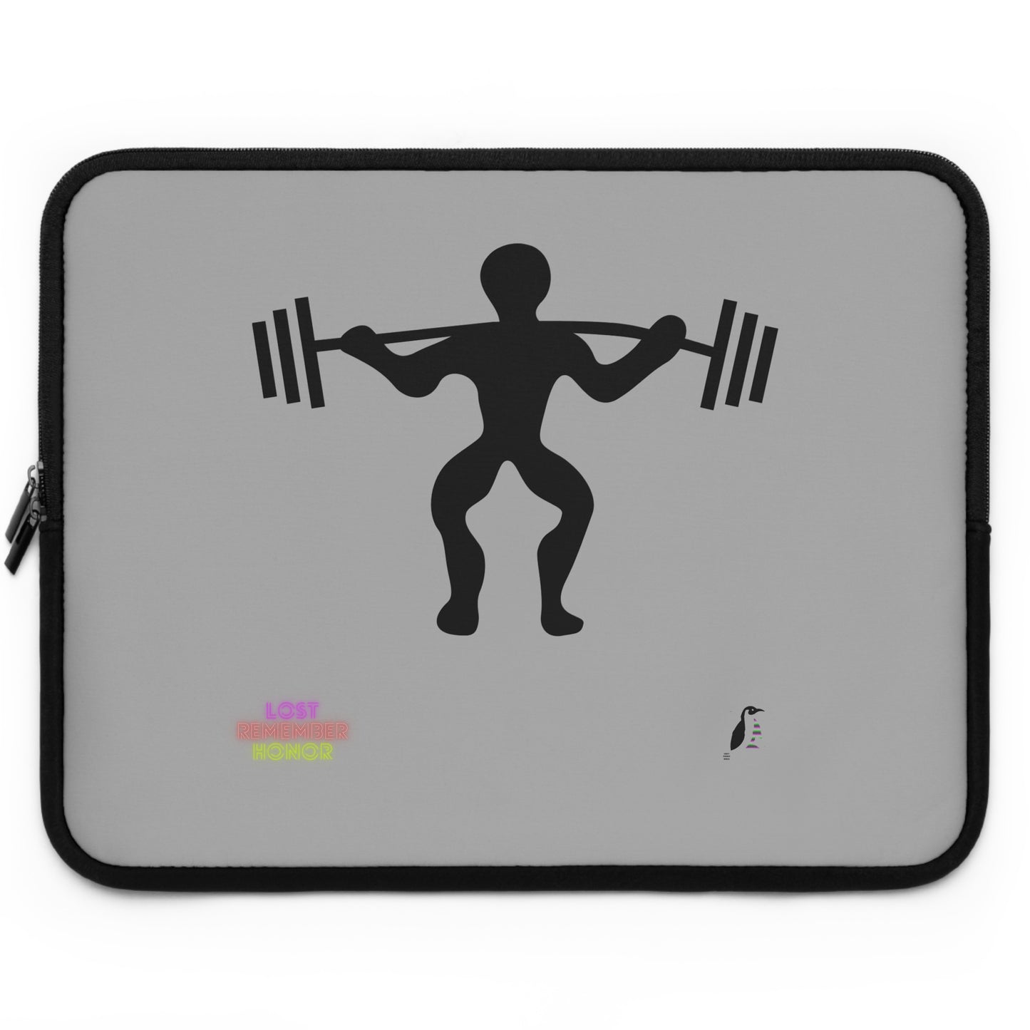 Laptop Sleeve: Weightlifting Lite Grey