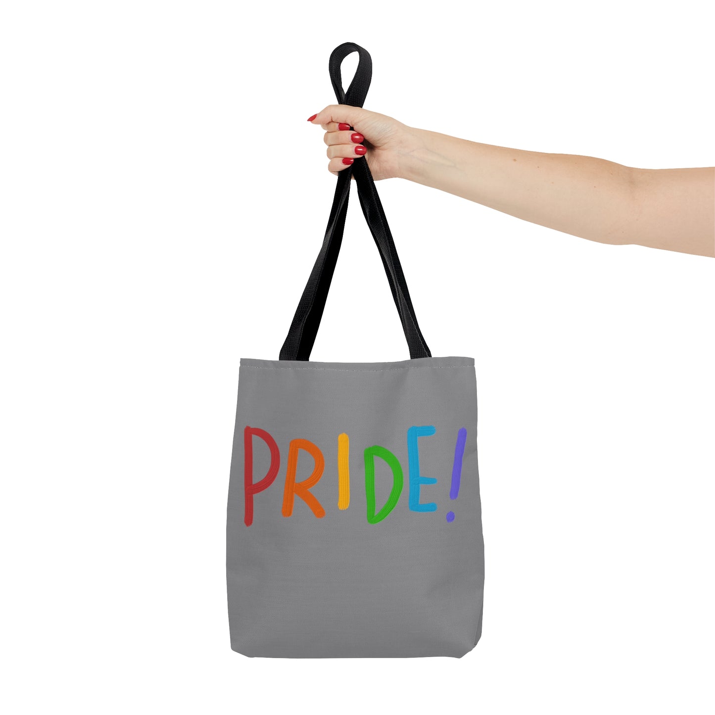 Tote Bag: LGBTQ Pride Grey