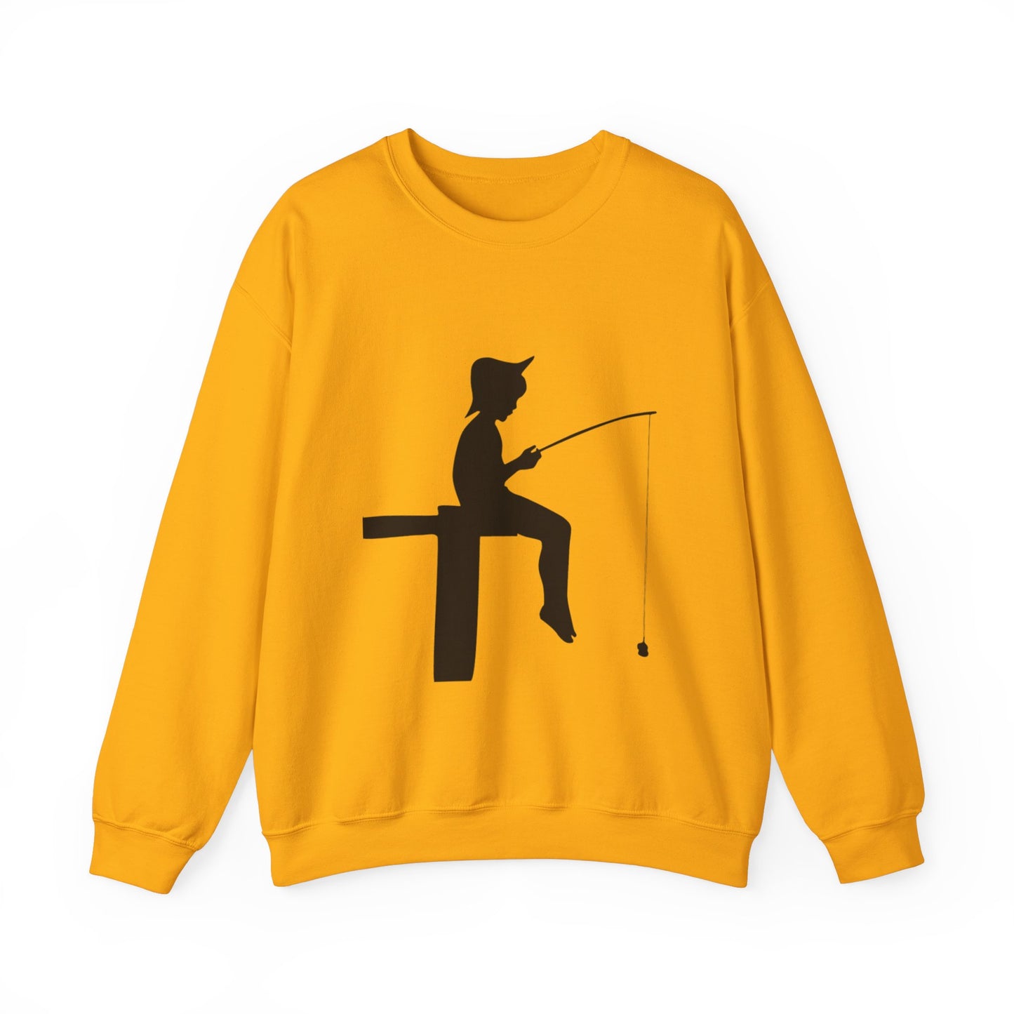 Heavy Blend™ Crewneck Sweatshirt: Fishing #1