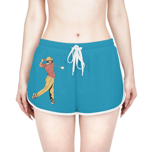 Women's Relaxed Shorts: Golf Turquoise