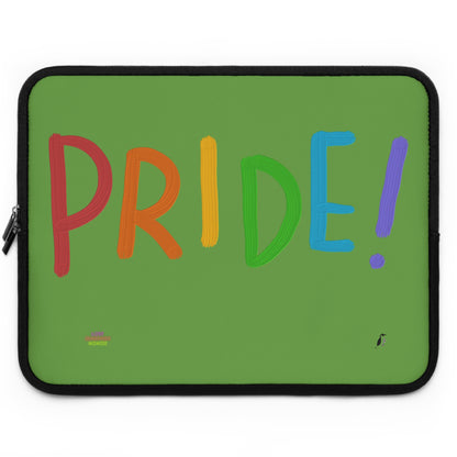 Laptop Sleeve: LGBTQ Pride Green