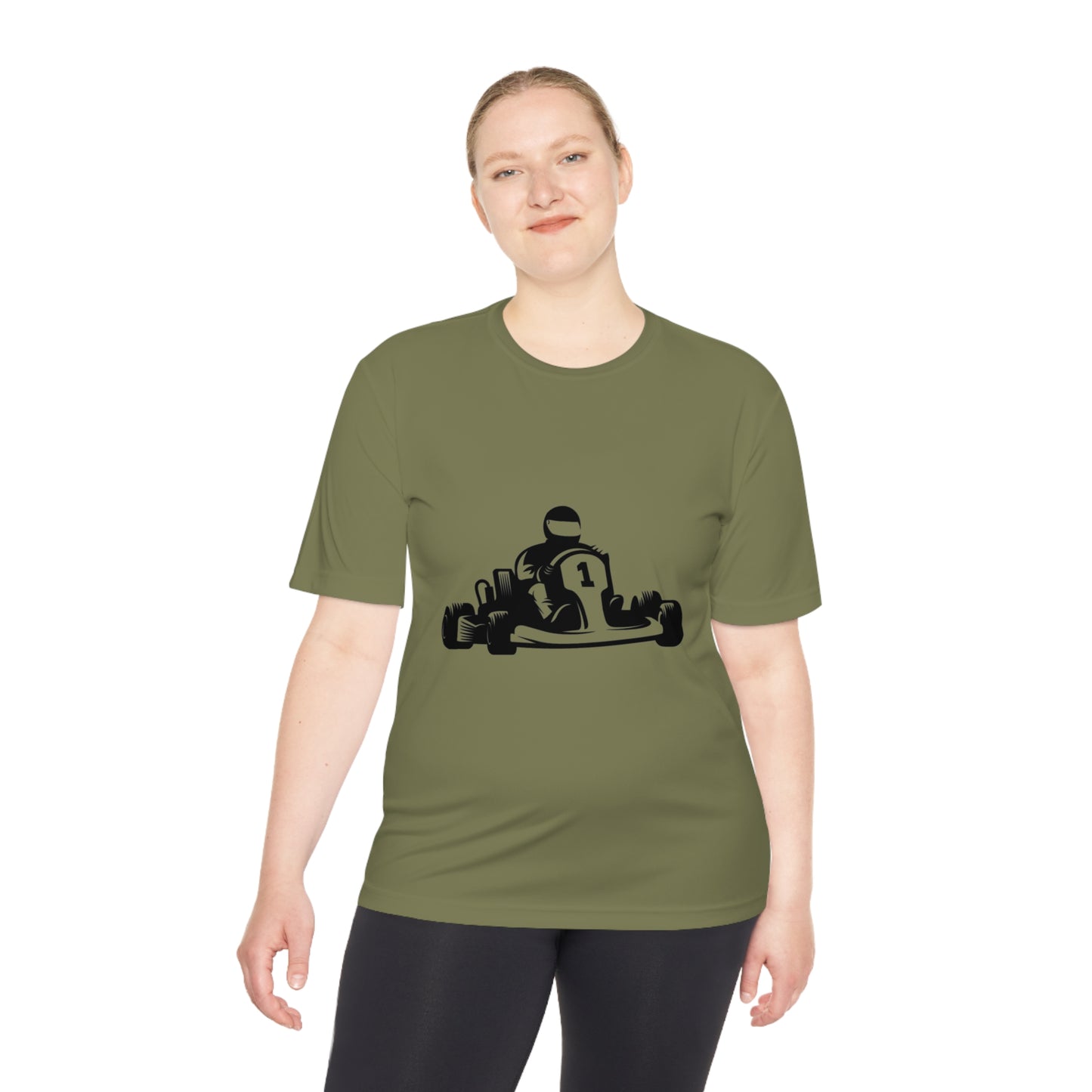 Moisture Wicking Tee: Racing #2