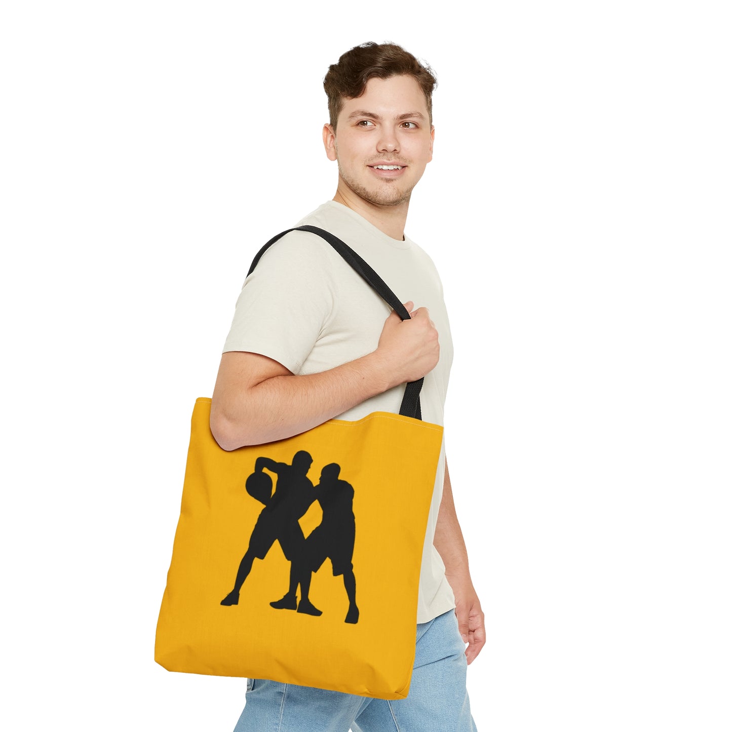 Tote Bag: Basketball Yellow