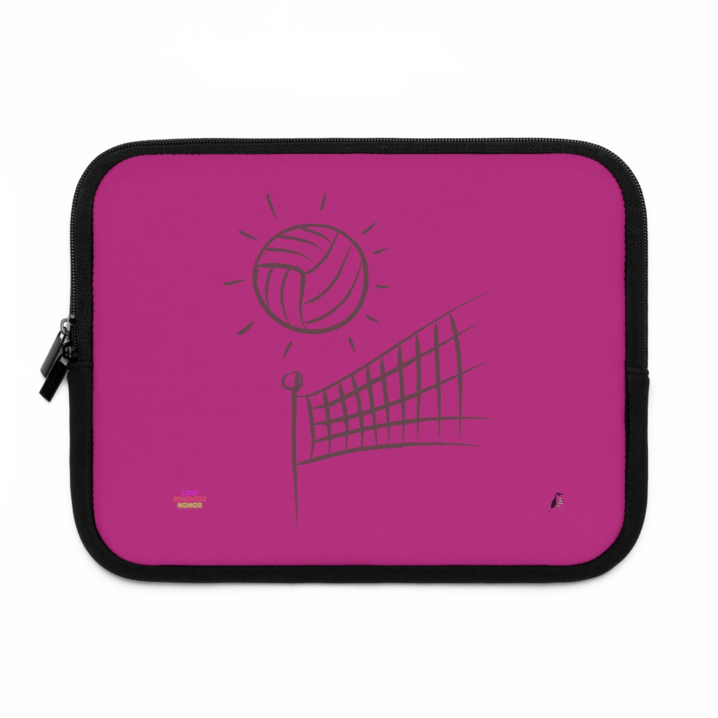 Laptop Sleeve: Volleyball Pink