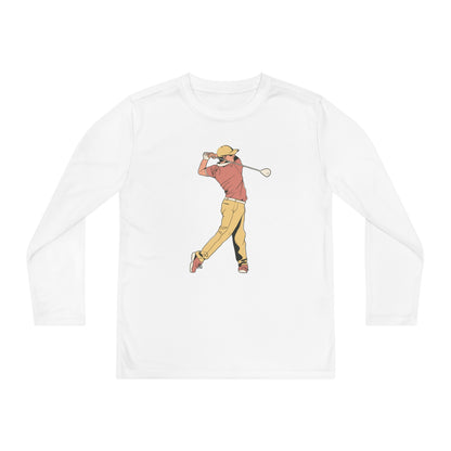 Youth Long Sleeve Competitor Tee: Golf 