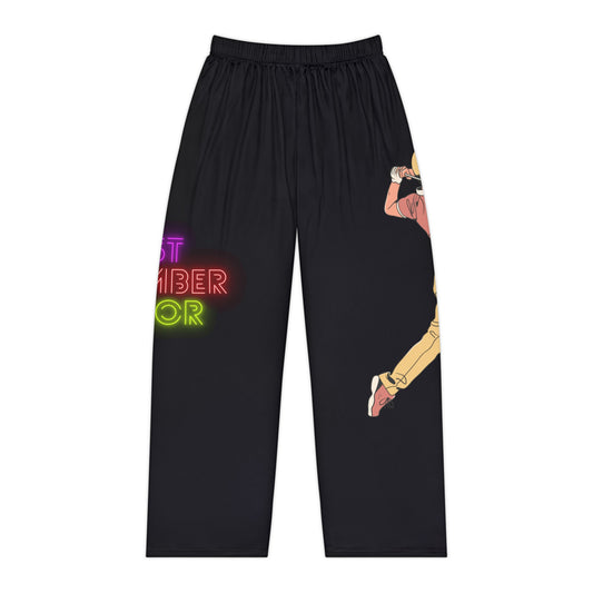 Women's Pajama Pants: Golf Black