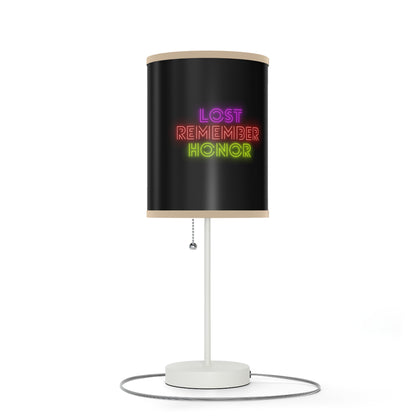 Lamp on a Stand, US|CA plug: Fight Cancer Black