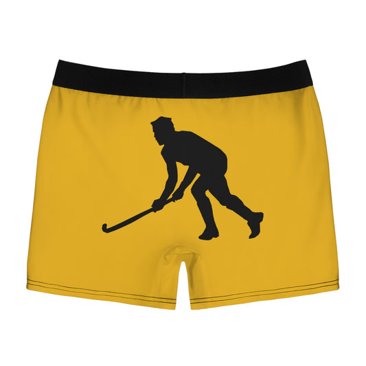 Men's Boxer Briefs: Hockey Yellow