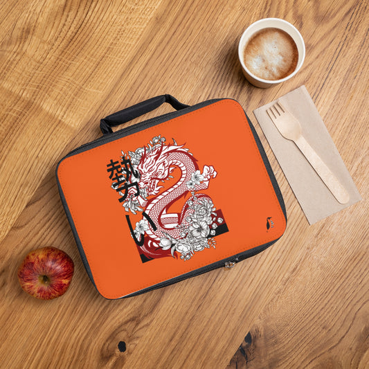 Lunch Bag: Dragons Orange