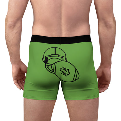 Men's Boxer Briefs Football Green