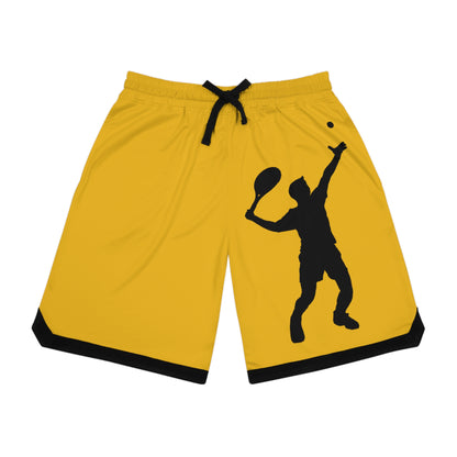 Basketball Rib Shorts: Tennis Yellow