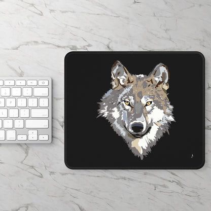 Gaming Mouse Pad: Wolves Black